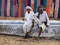 Vititors to the Pushkar Camel Fair